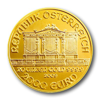 Bécsi 20 unciás Filharmonikusok aranyérme