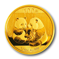 Panda 2009, 1/4 unciás befektetési aranyérme
