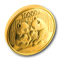 Panda 2009, 1000 gr befektetési aranyérme