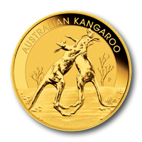 Kenguru 2010, 1/2 unciás  befektetési aranyérme