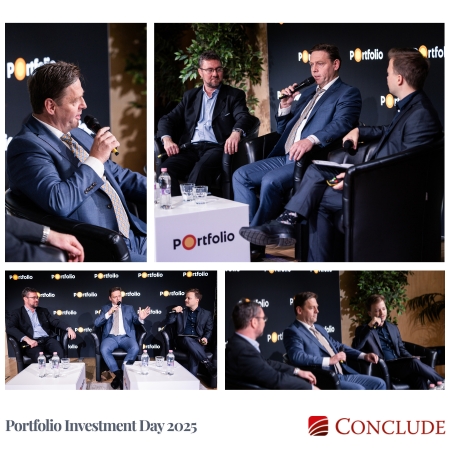 Nyersanyagpiacok a fókuszban: nemesfémek, enegria, mezőgazdasági termények panelbeszélgetés Juhász Gergely a Conclude Zrt. vezérigazgatója a Portfolio Investment Day 2025 konferencián